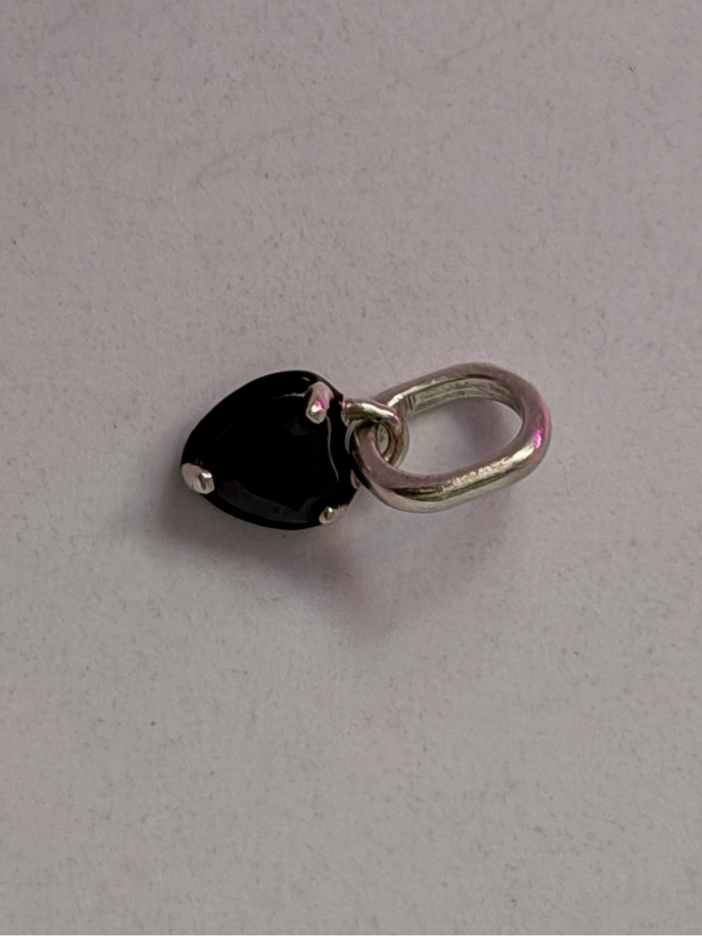 Pandora Black Teardrop Charm Pendant (sapphire)